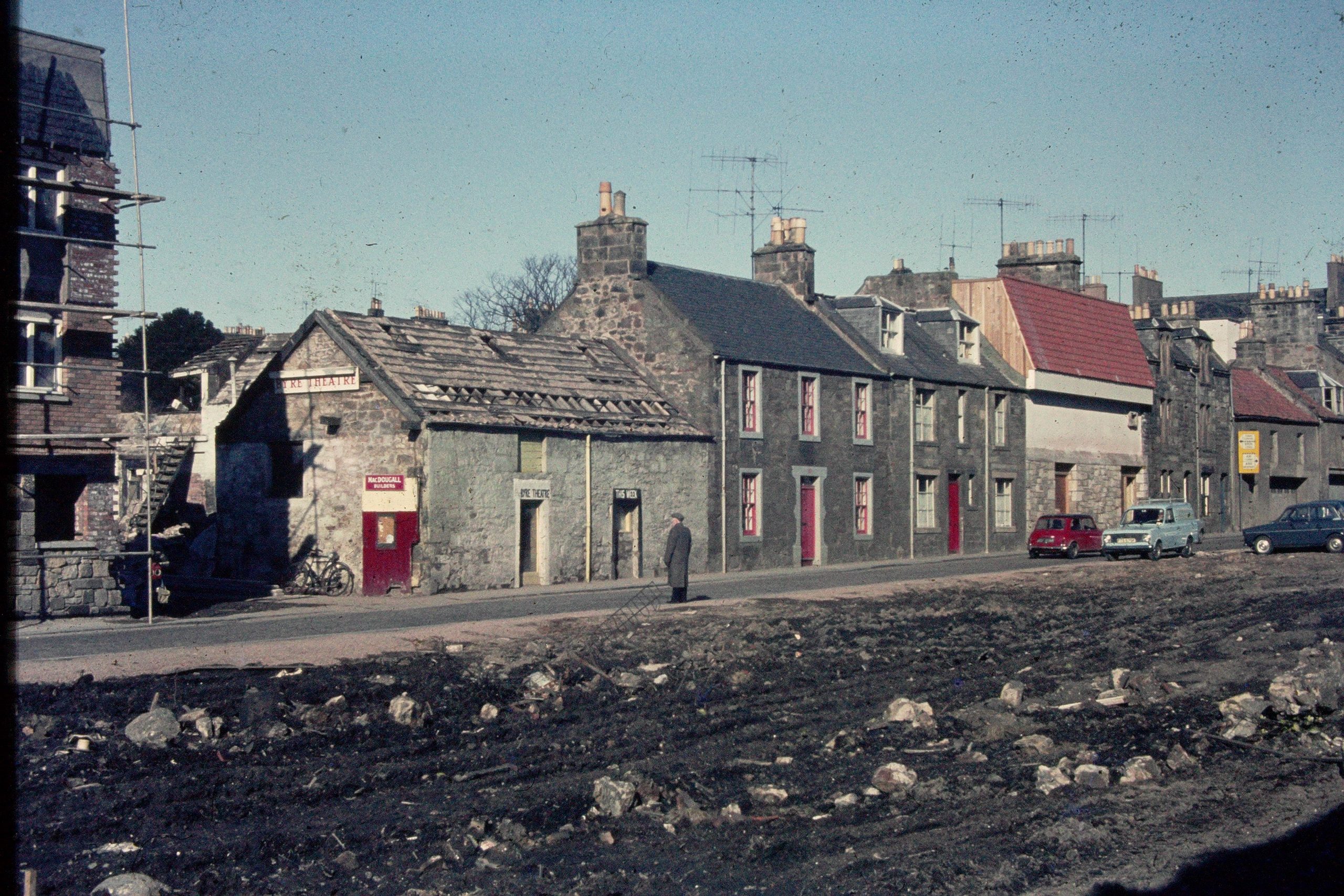 Building of the 'middle' Byre, circa 1969